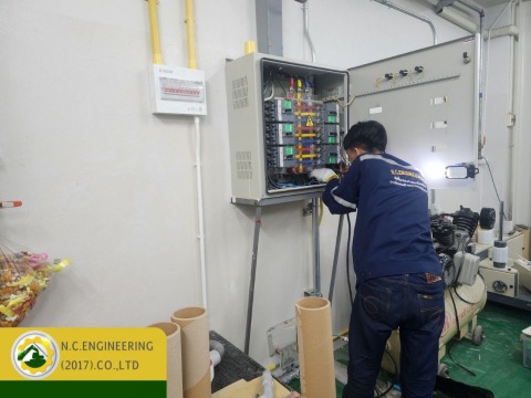 ช่างมืออาชีพวางระบบปั๊มลม เน้นย้ำความปลอดภัย